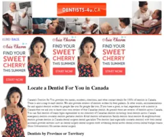Dentists-4U.ca(Canadian Dentists) Screenshot