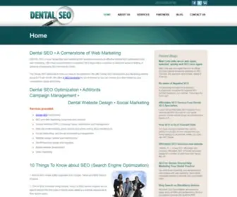 Dentistseo.info(Providing effective local Dentist SEO optimization and web marketing) Screenshot