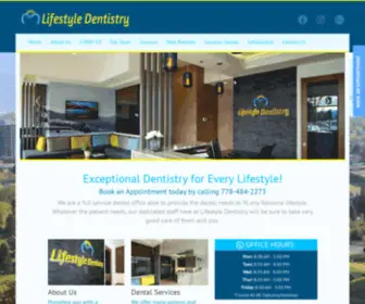 Dentistskelowna.com(Lifestyle Dentistry KelownaDr) Screenshot