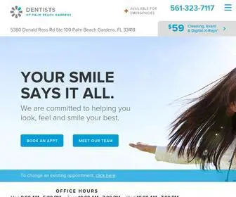 Dentistsofpalmbeachgardens.com(Dentist in Palm Beach Gardens) Screenshot