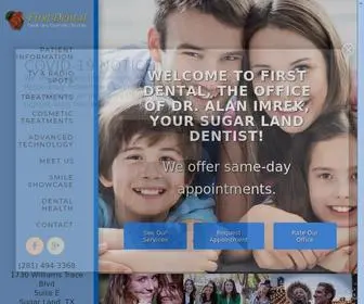 Dentistsugarland.com(Dentist in Sugar Land) Screenshot