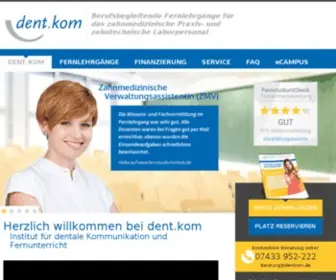 Dentkom.de(Qualitätsmanagementbeauftragte) Screenshot