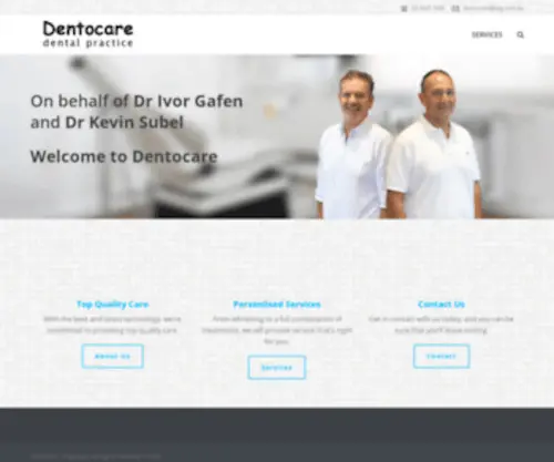 Dentocare.com.au(Dentocare) Screenshot