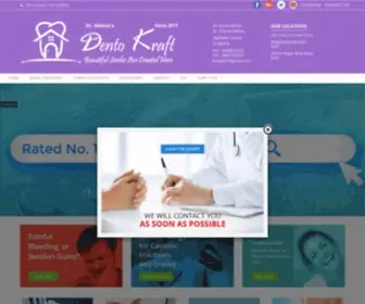 Dentokraft.co.in(Dr. Kunal A Mehta) Screenshot