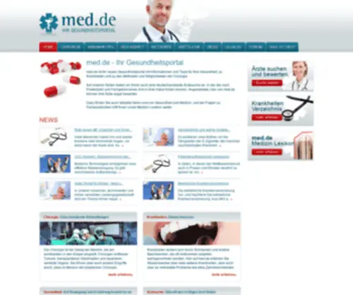 Dentomania.de(Ihr Medizinportal) Screenshot