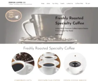 Dentoncoffeeco.com(Freshly Roasted Specialty Coffee) Screenshot