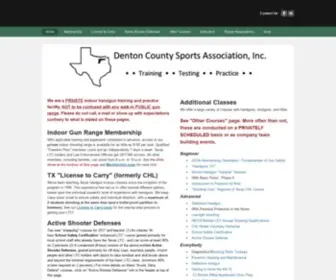 Dentoncountysports.com(Private Classes) Screenshot