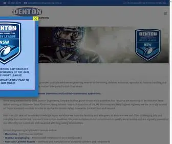 Dentonengineering.com.au(Denton Engineering & Hydraulics) Screenshot