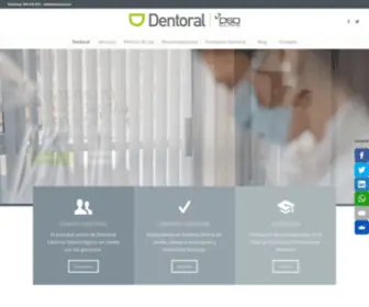 Dentoral.es(DENTORAL Centros Odontológiocos Sevilla) Screenshot