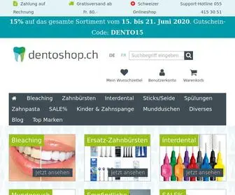 Dentoshop.ch(Bleaching-Gels & Mundhygiene) Screenshot