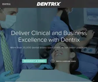 Dentrix.com(Dentrix dental software) Screenshot