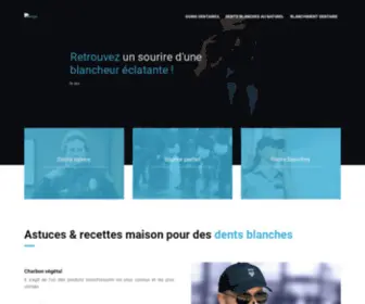 Dents-Blanches.info(Un sourire lumineux avec des dents blanches) Screenshot