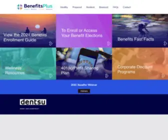 Dentsubenefitsplus.com(Dentsu BenefitsPlus) Screenshot