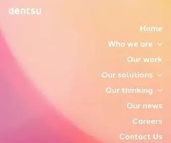 Dentsu.com(Home) Screenshot