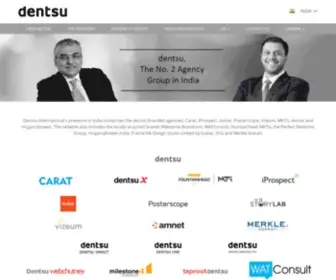 Dentsu.in(Media & Digital Communications) Screenshot