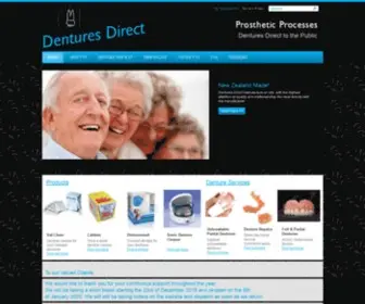 Denturesdirect.co.nz(Dentures Direct From the Manufacture) Screenshot