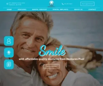 Denturesplus.org(Hawthorne NJ Dentures) Screenshot