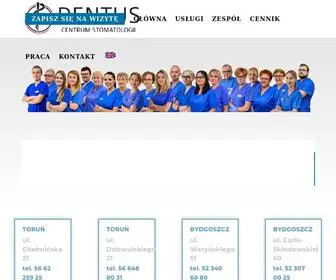 Dentus.com.pl(Dentysta Toruń) Screenshot