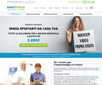 Dentvitalis.com(I migliori dentisti Croazia per denti perfetti) Screenshot