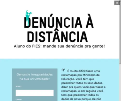 Denunciaadistancia.com.br(Denunciaadistancia) Screenshot