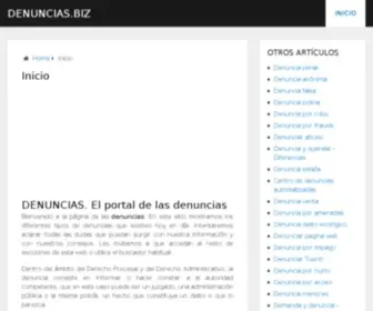 Denuncias.biz(Denuncias) Screenshot