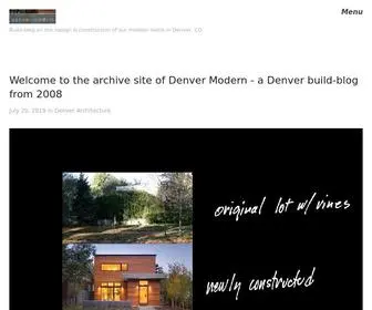 Denver-Modern.com(Denver Modern) Screenshot