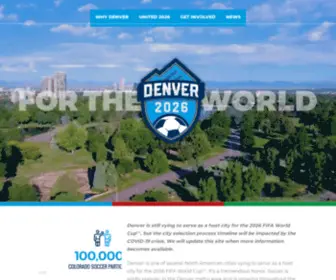 Denver2026.com(DenverFIFA World Cup Host City) Screenshot