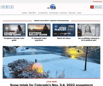 Denver7.com(Local, breaking, in-depth Colorado news, weather) Screenshot