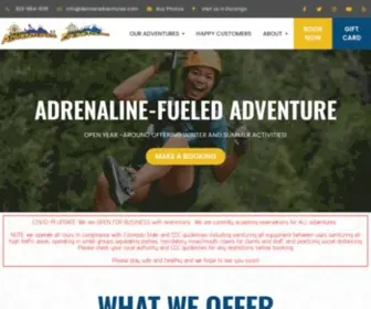 Denveradventures.com(Zipline Tours Near Denver) Screenshot