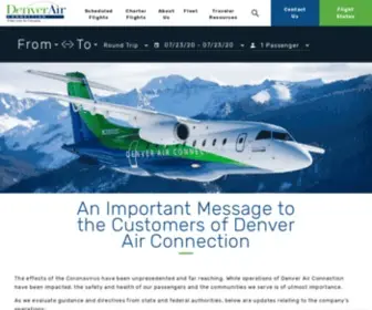 Denverairconnection.com(Denver Air Connection) Screenshot