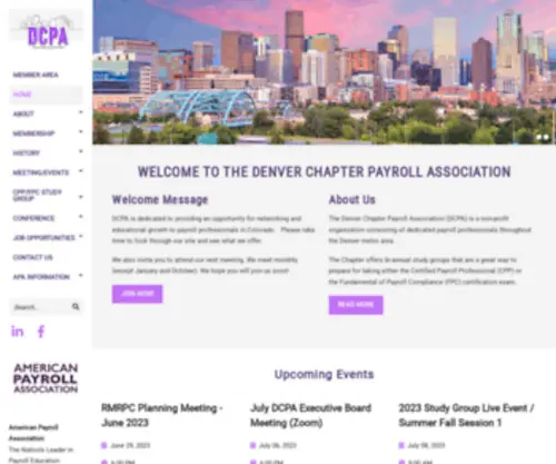 Denverapa.org(Denverapa) Screenshot