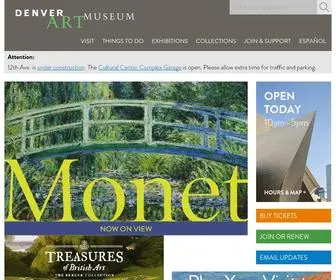 Denverartmuseum.org(Denver Art Museum) Screenshot