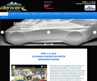 Denverautoshow.com(The Denver Auto Show) Screenshot