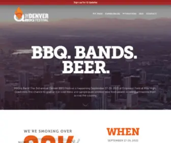 DenverbbQfest.com(Denver BBQ Festival) Screenshot