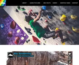 Denverboulderingclub.com(Denver Bouldering Club) Screenshot
