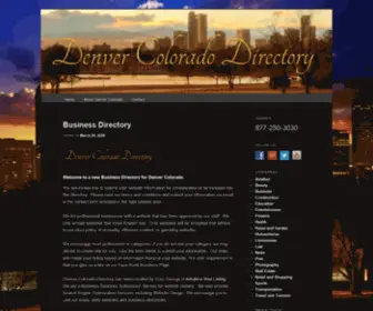 Denvercodirectory.com(Denver CO Directory) Screenshot