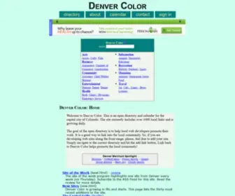 Denvercolor.com(Denver Color) Screenshot