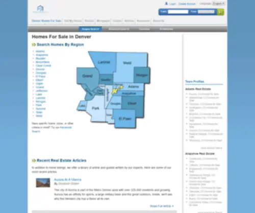 Denvercoloradoforsale.com(Denver Homes For Sale) Screenshot