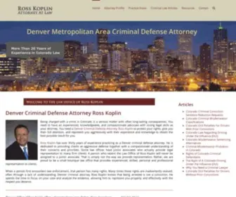 Denvercriminalatty.com(Denver Criminal Law Attorney) Screenshot