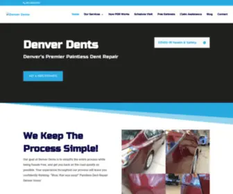 Denverdents.com(Denver Paintless Dent Repair) Screenshot