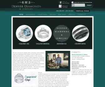 Denverdiamonds.com(Denver Diamonds and Jewelry) Screenshot