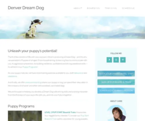 Denverdreamdog.com(Denver Dream Dog) Screenshot