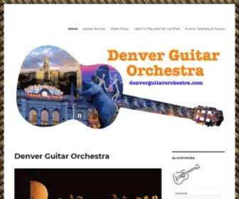 Denverguitarorchestra.com(Join Us) Screenshot