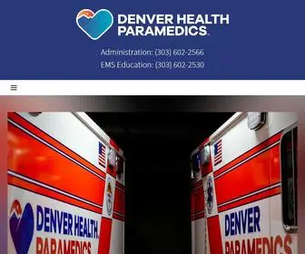 Denverhealthparamedics.org(The Denver Health Paramedic School) Screenshot