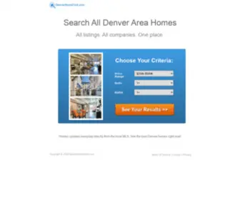 Denverhomeclick.com(Search All Denver homes) Screenshot