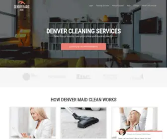 Denvermaidclean.com(Maid and Cleaning Services in Denver CO) Screenshot