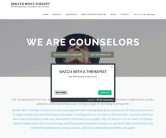 Denvermenstherapy.com(Denver Men's Therapy) Screenshot