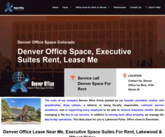 Denverofficespaceforrent.com(Denver Office Space for Lease) Screenshot