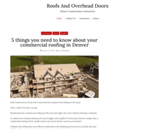 Denveroverheaddoors.com(鹤壁拍读电子科技有限公司) Screenshot