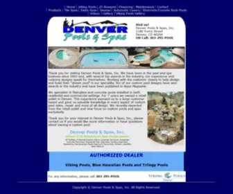 Denverpoolsandspas.com(Denver Pools and Spas) Screenshot